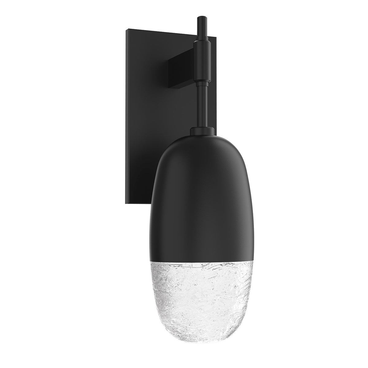 Hammerton Studio - IDB0079-01-MB-PC-L1 - LED Wall Sconce - Pebble - Matte Black