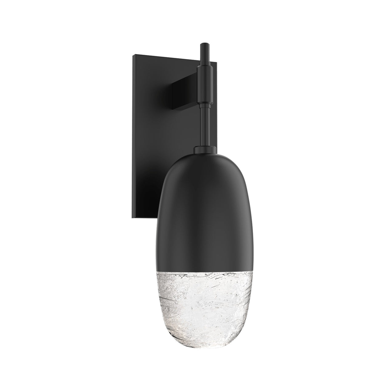 Hammerton Studio - IDB0079-01-MB-PC-L3 - LED Wall Sconce - Pebble - Matte Black
