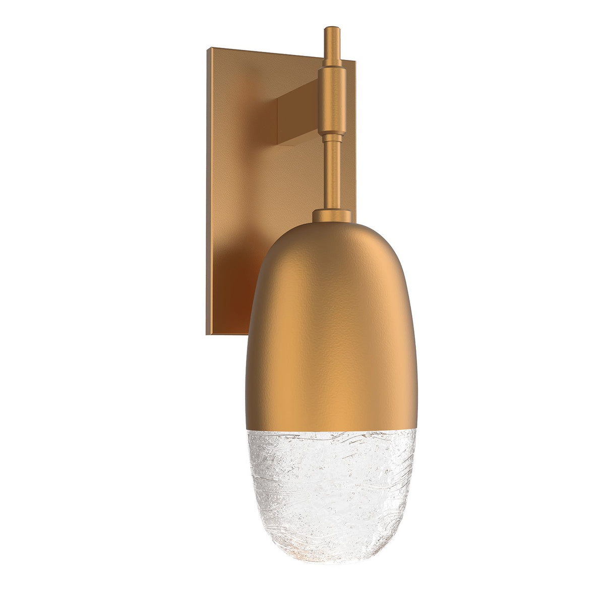Hammerton Studio - IDB0079-01-NB-PC-L1 - LED Wall Sconce - Pebble - Novel Brass