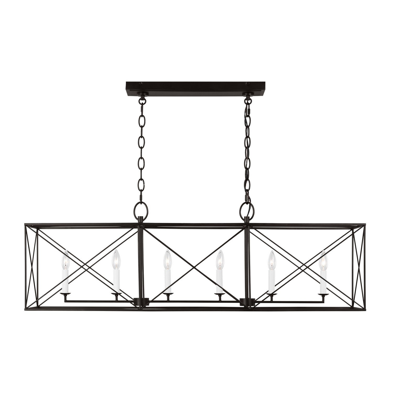 Visual Comfort Studio Canada - CC1646AI - Six Light Chandelier - Beatrix - Aged Iron