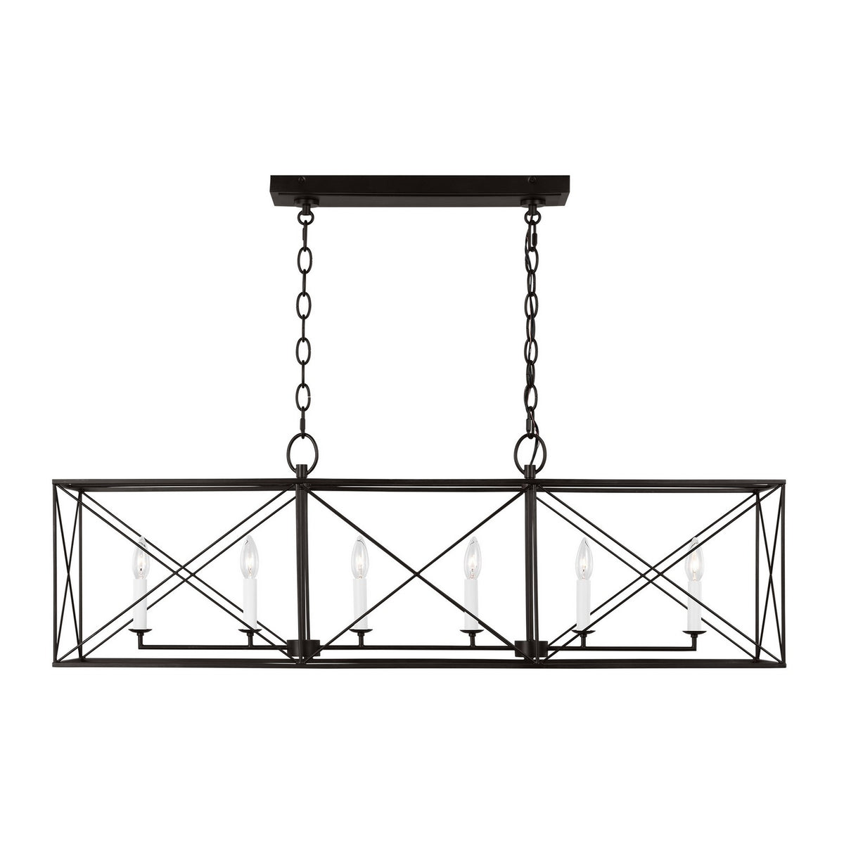Visual Comfort Studio Canada - CC1646AI - Six Light Chandelier - Beatrix - Aged Iron