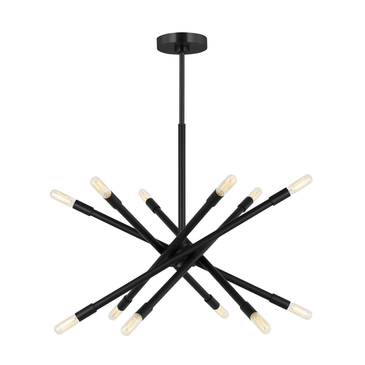 Visual Comfort Studio Canada - CC16712MBK - 12 Light Chandelier - Eastyn - Midnight Black