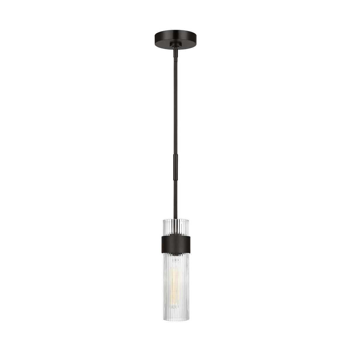 Visual Comfort Studio Canada - CP1161AI - One Light Pendant - Geneva - Aged Iron