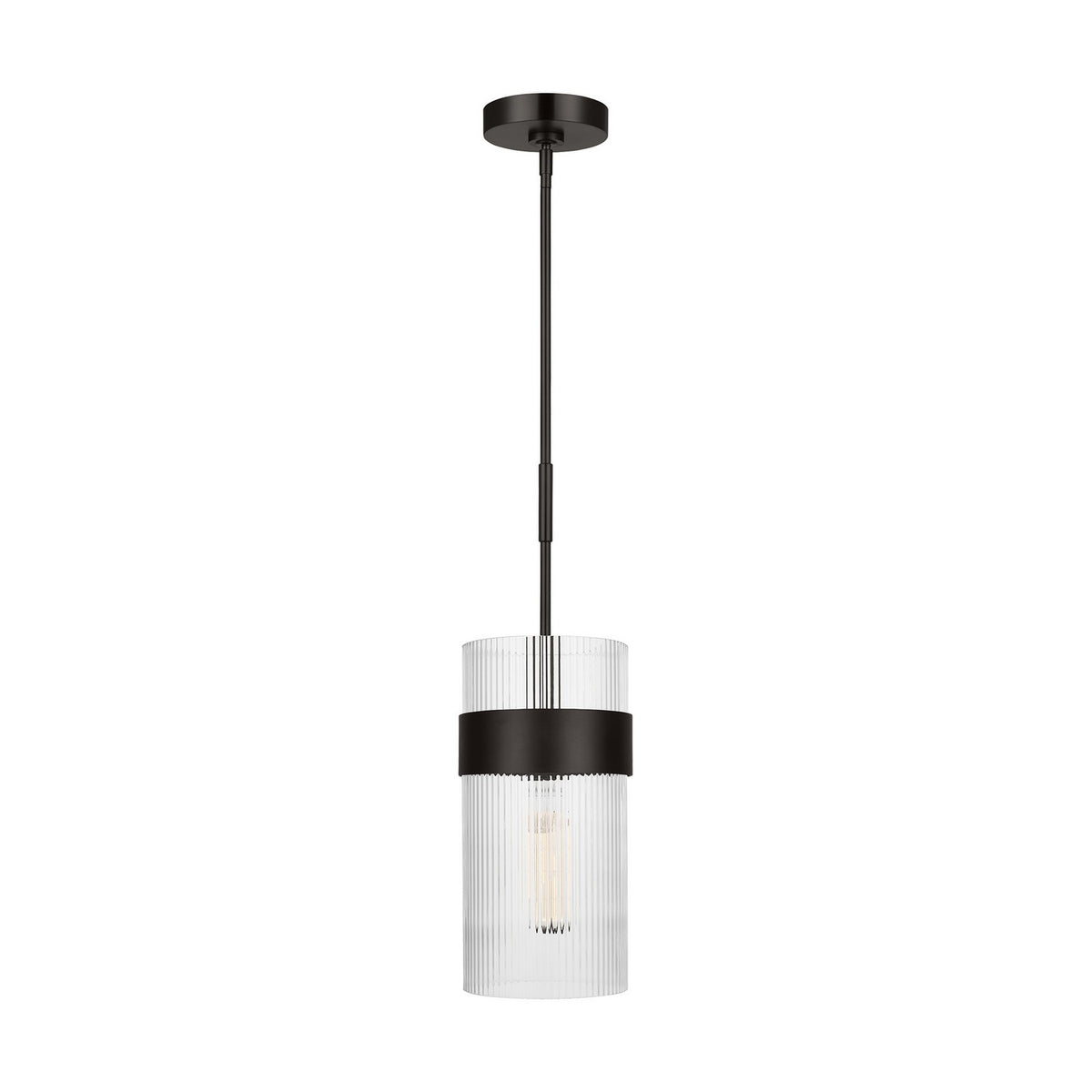 Visual Comfort Studio Canada - CP1171AI - One Light Pendant - Geneva - Aged Iron