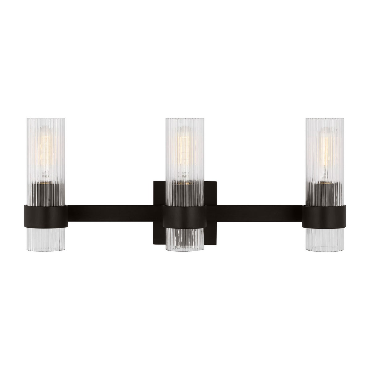 Visual Comfort Studio Canada - CV1023AI - Three Light Bath Vanity - Geneva - Aged Iron