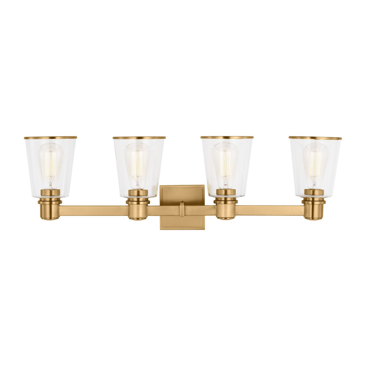 Visual Comfort Studio Canada - CV1034BBS - Four Light Bath Vanity - Alessa - Burnished Brass