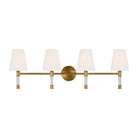Visual Comfort Studio Canada - CV1054BBS - Four Light Bath Vanity - Hanover - Burnished Brass