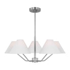 Visual Comfort Studio Canada - DJC1005BS - Five Light Chandelier - Burke - Brushed Steel