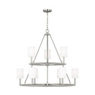 Visual Comfort Studio Canada - DJC1099BS - Nine Light Chandelier - Egmont - Brushed Steel