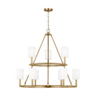 Visual Comfort Studio Canada - DJC1099SB - Nine Light Chandelier - Egmont - Satin Brass