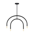 Visual Comfort Studio Canada - DJC1104MBK - Four Light Chandelier - Hadden - Midnight Black