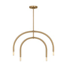 Visual Comfort Studio Canada - DJC1104SB - Four Light Chandelier - Hadden - Satin Brass