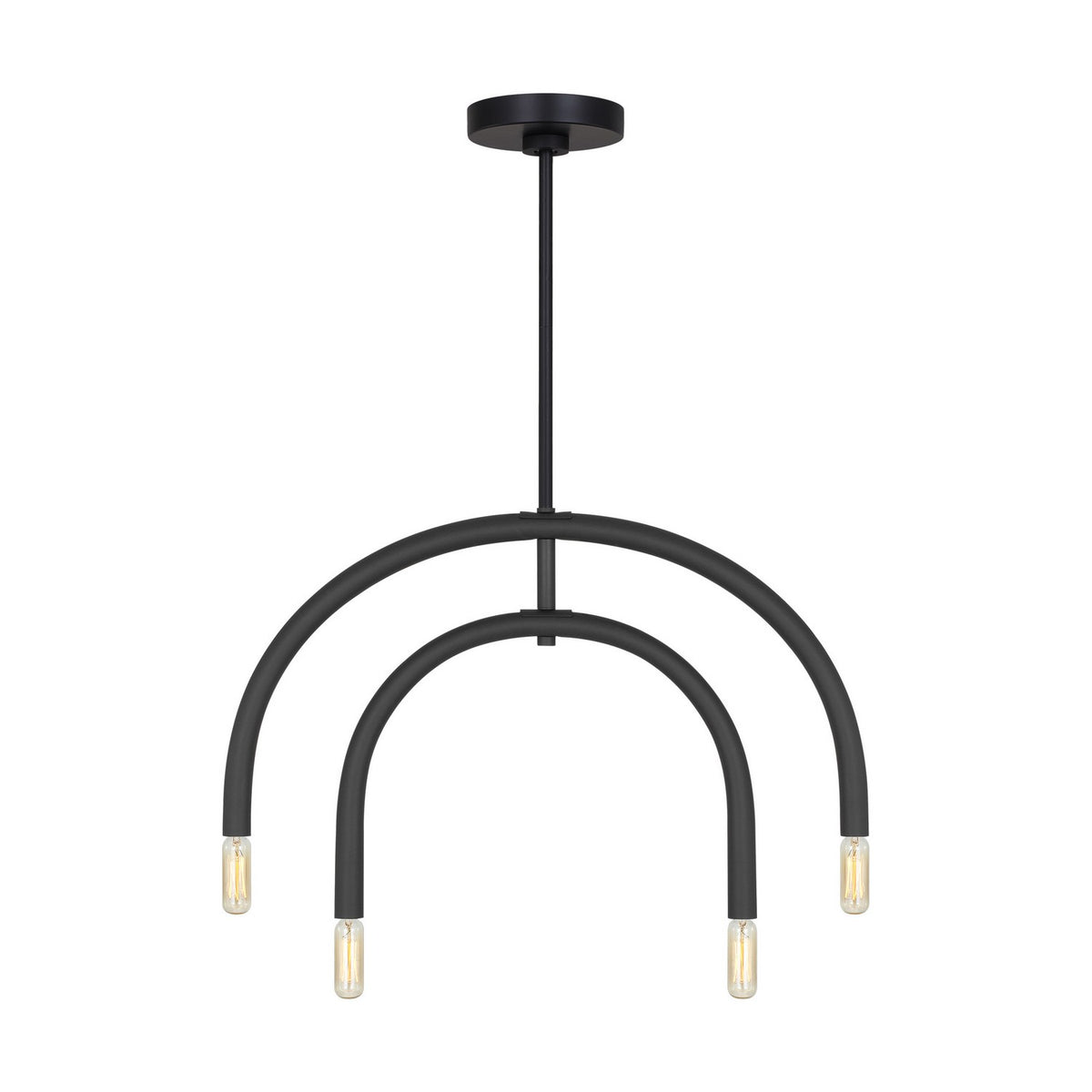 Visual Comfort Studio Canada - DJC1114MBK - Four Light Chandelier - Hadden - Midnight Black