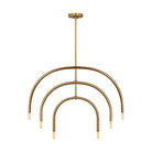 Visual Comfort Studio Canada - DJC1126SB - Six Light Chandelier - Hadden - Satin Brass