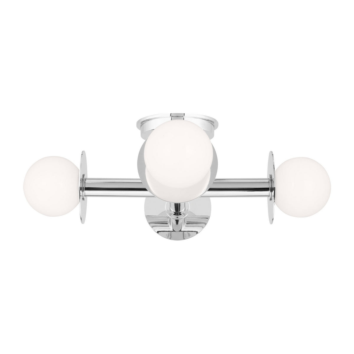 Visual Comfort Studio Canada - KF1034PN - Four Light Semi-Flush Mount - Nodes - Polished Nickel
