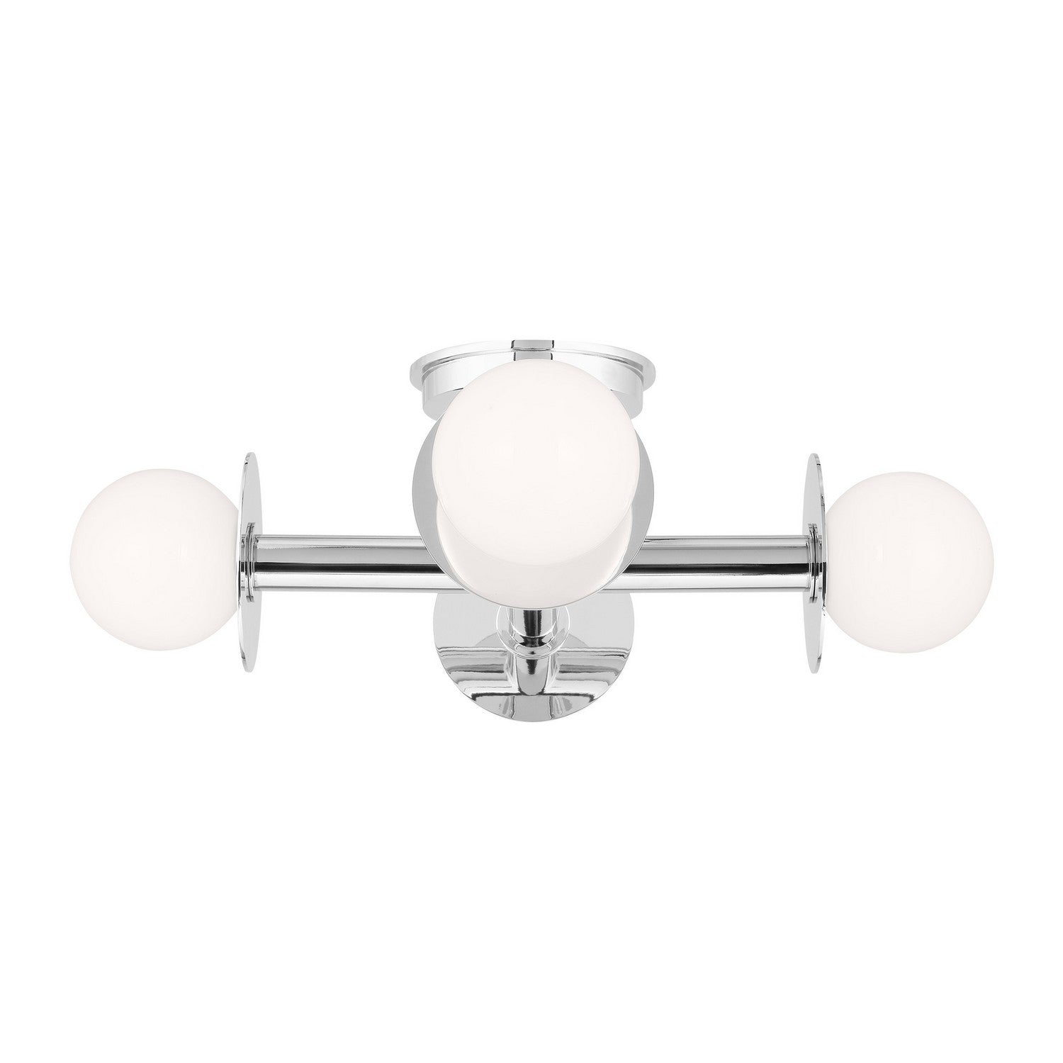 Visual Comfort Studio Canada - KF1034PN - Four Light Semi-Flush Mount - Nodes - Polished Nickel