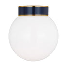 Visual Comfort Studio Canada - KSF1051BBSNVY - One Light Flush Mount - Monroe - Burnished Brass