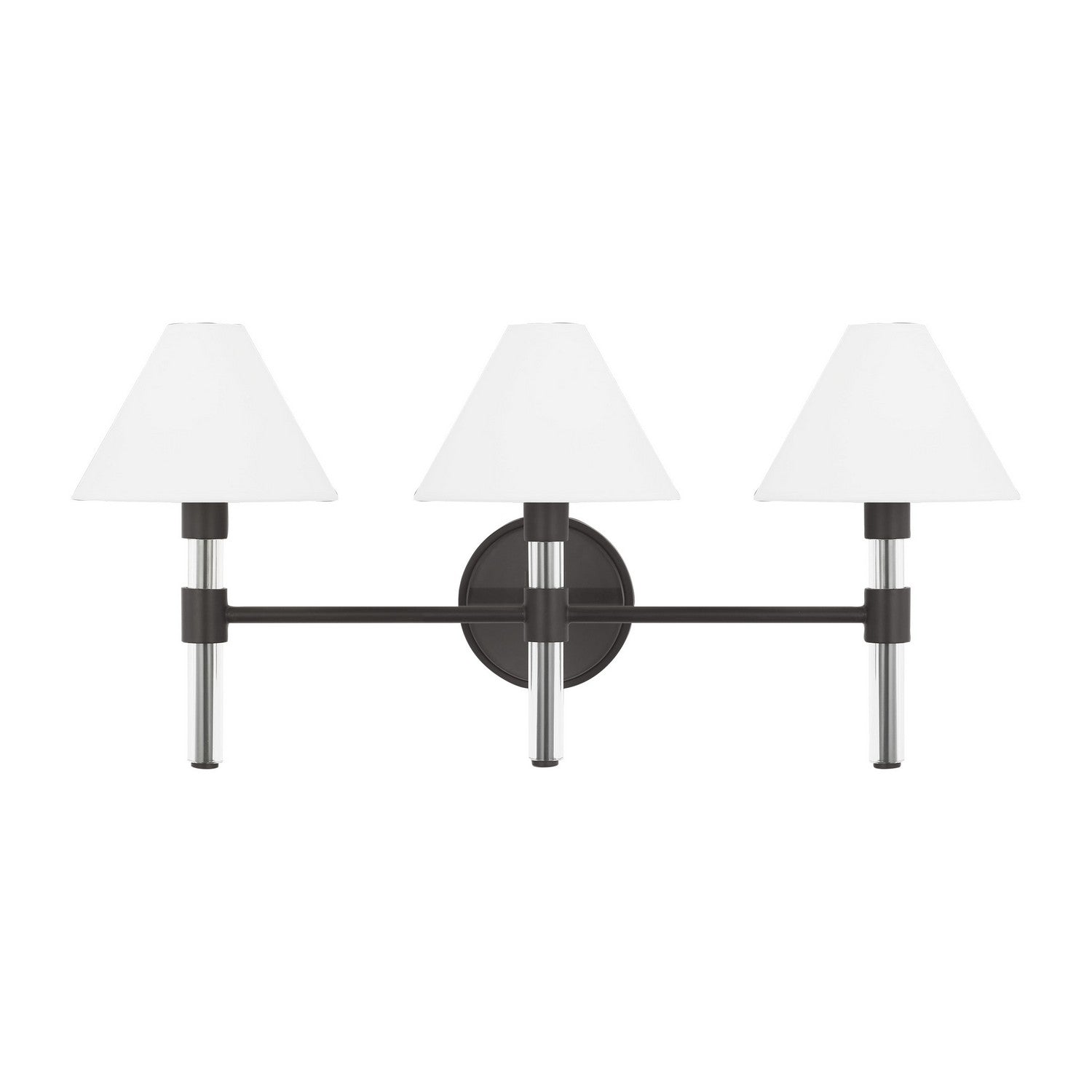 Visual Comfort Studio Canada - LV1043AI - Three Light Bath Vanity - Robert - Aged Iron