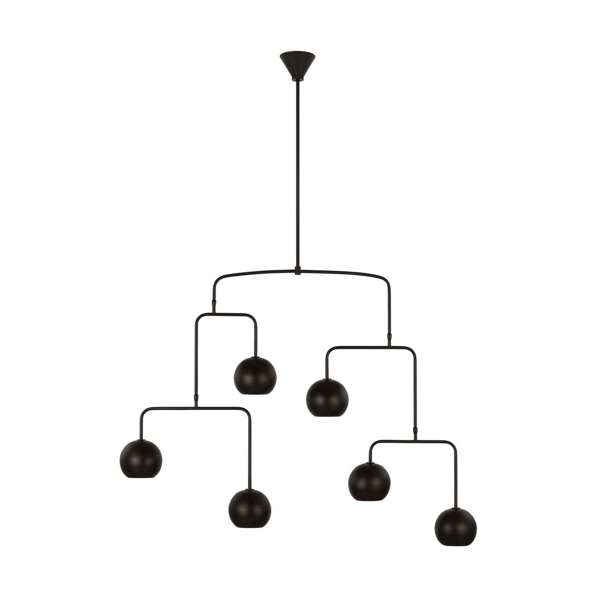 Visual Comfort Studio Canada - LXC1026AI - Six Light Chandelier - Chaumont - Aged Iron