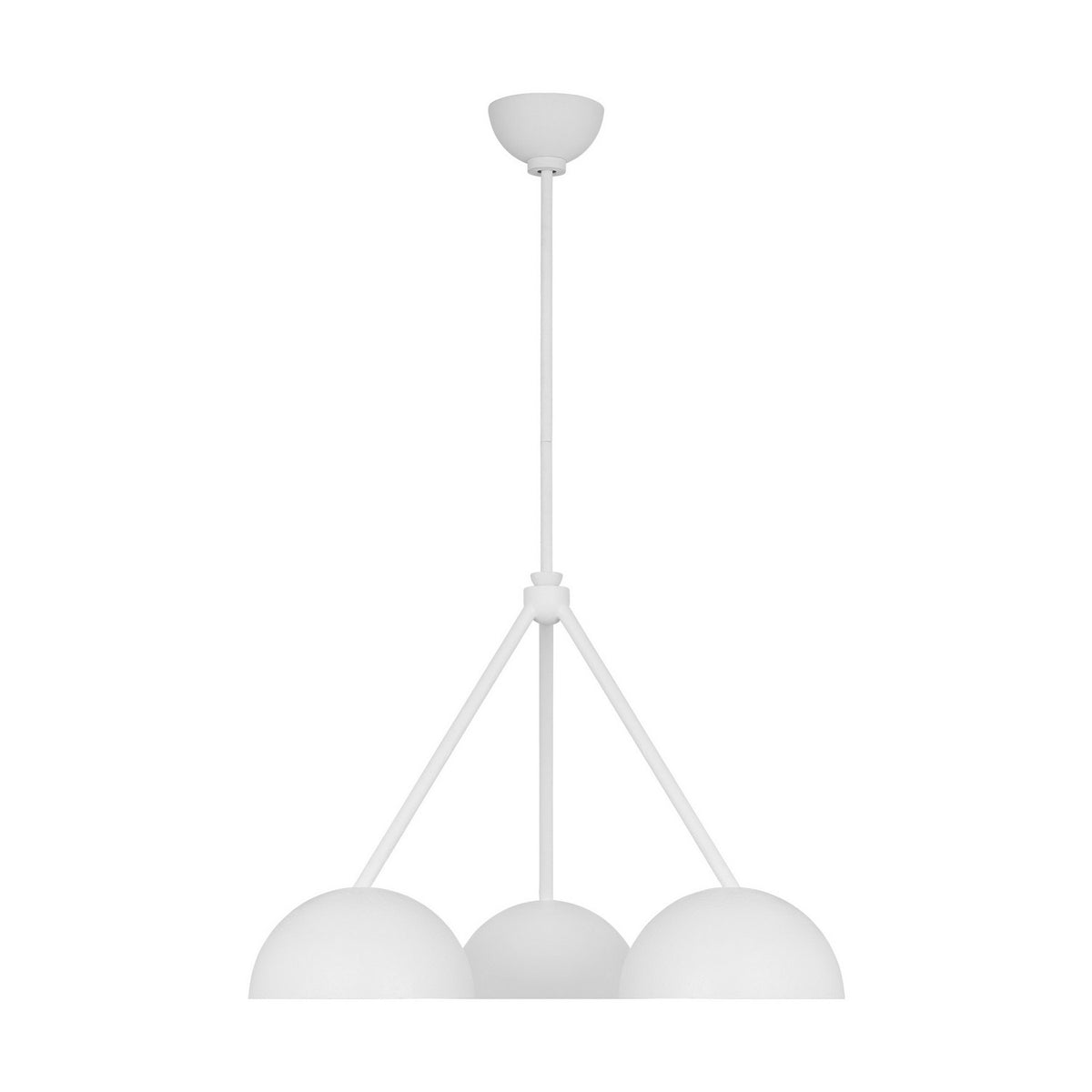 Visual Comfort Studio Canada - LXC1043CPST - Three Light Chandelier - Beaunay - Cast Plaster