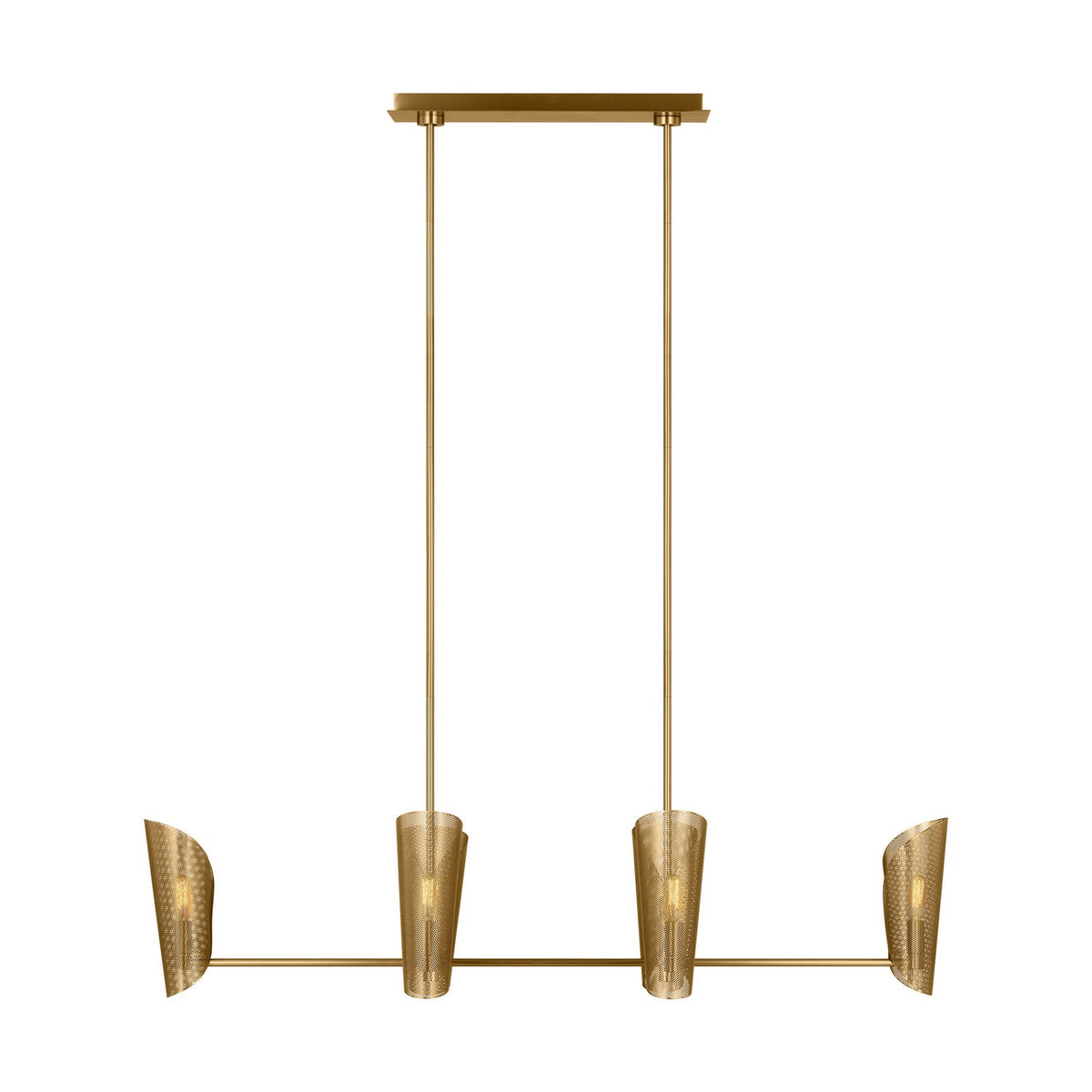 Visual Comfort Studio Canada - LXC1066BBS - Six Light Chandelier - Plivot - Burnished Brass