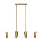 Studio de confort visuel Canada - LXC1066BBS - Six lampes Suspendu - Plivot - Laiton bruni