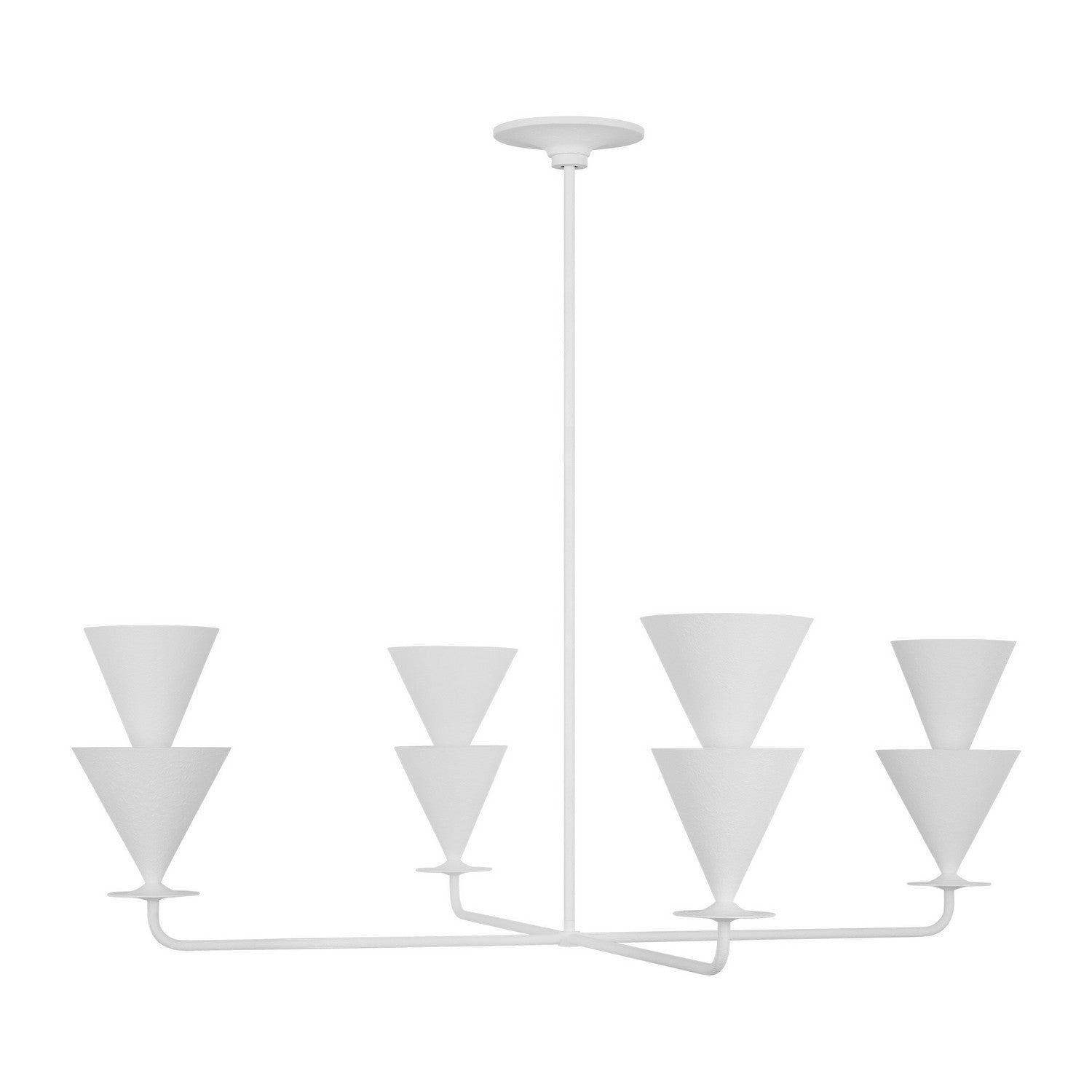 Visual Comfort Studio Canada - LXC1114CPST - Four Light Chandelier - Cornet - Cast Plaster