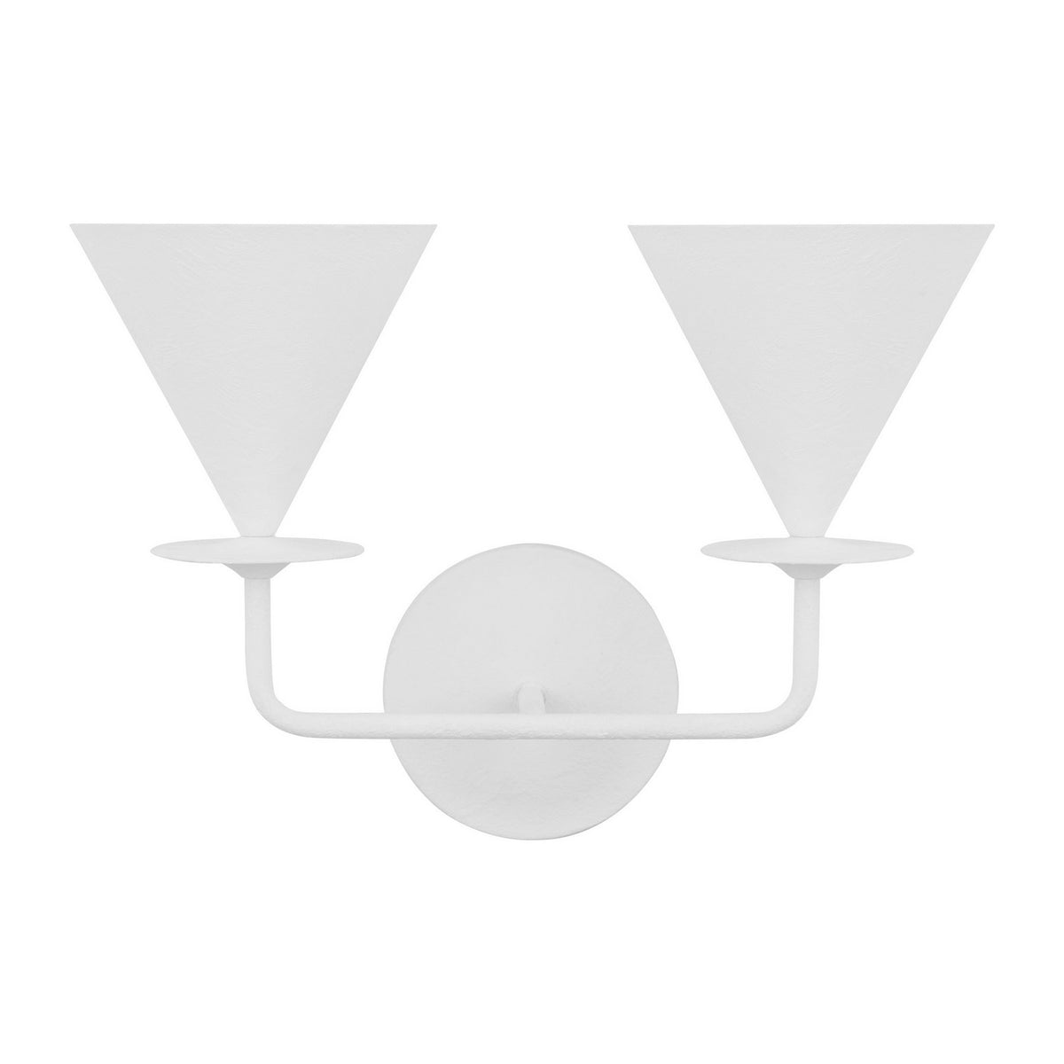 Visual Comfort Studio Canada - LXW1052CPST - Two Light Wall Sconce - Cornet - Cast Plaster