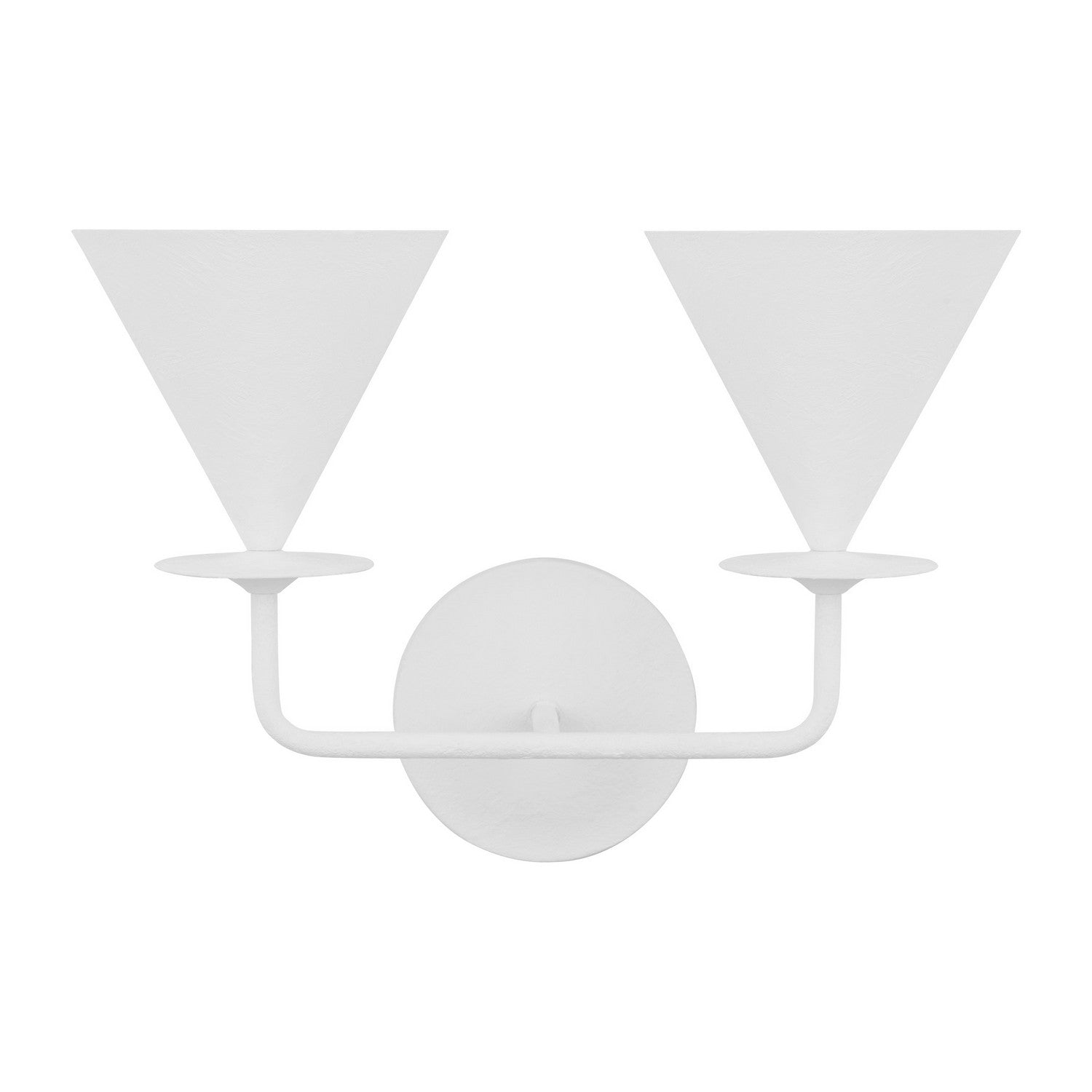 Visual Comfort Studio Canada - LXW1052CPST - Two Light Wall Sconce - Cornet - Cast Plaster