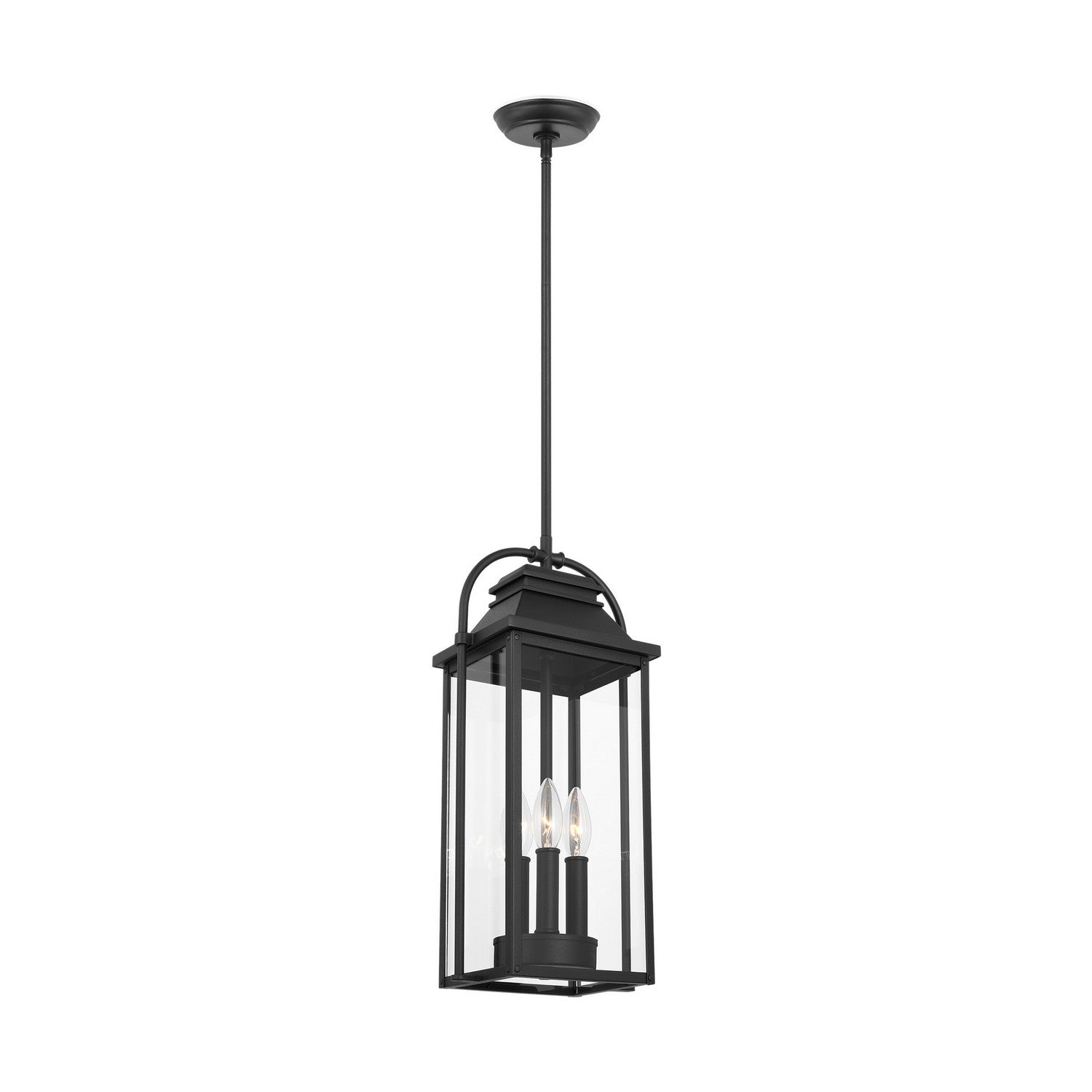 Visual Comfort Studio Canada - OL13209TXB - Three Light Outdoor Pendant - Wellsworth - Textured Black