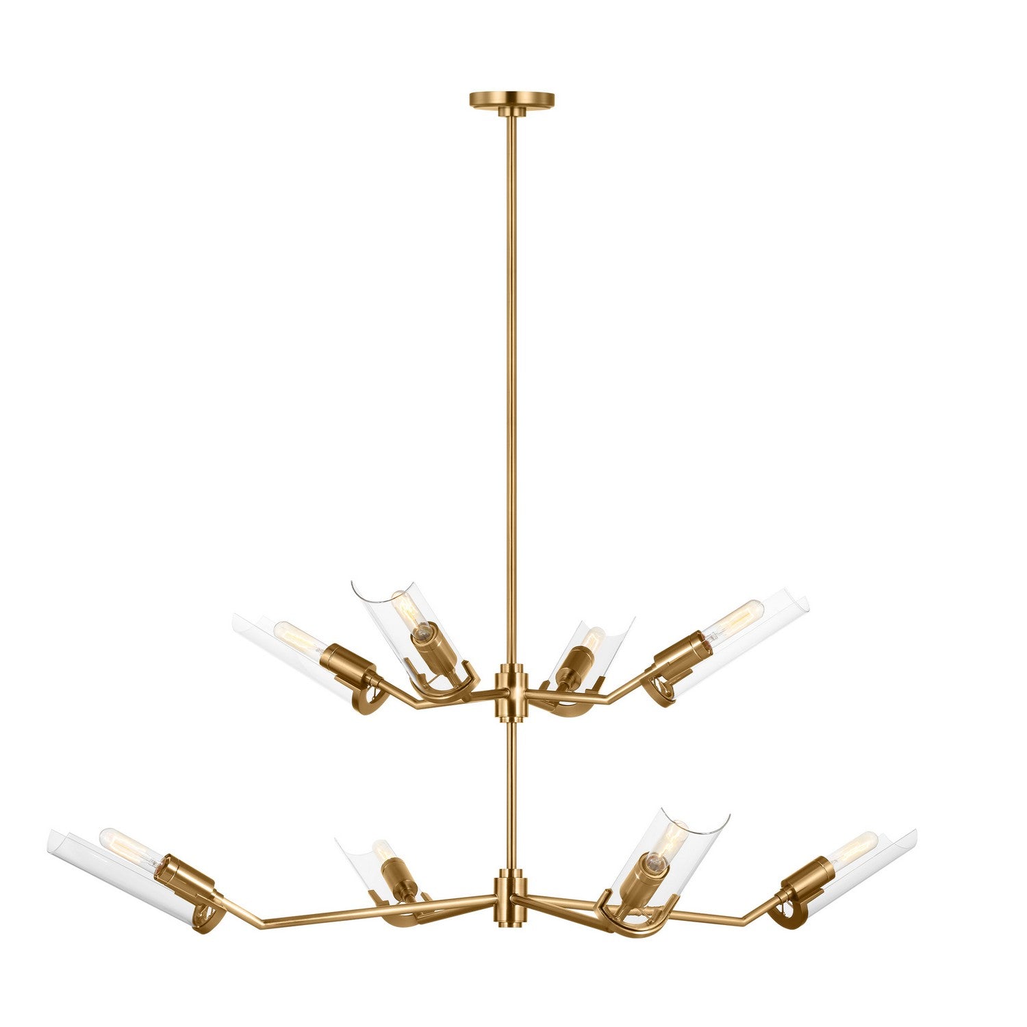 Visual Comfort Studio Canada - TC1158BBS - Eight Light Chandelier - Mezzo - Burnished Brass