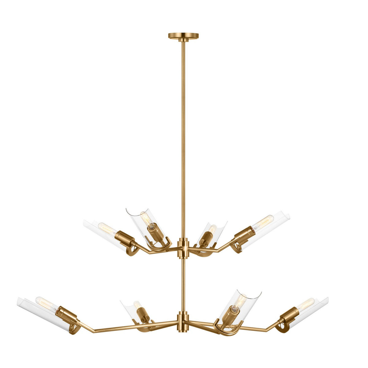 Visual Comfort Studio Canada - TC1158BBS - Eight Light Chandelier - Mezzo - Burnished Brass