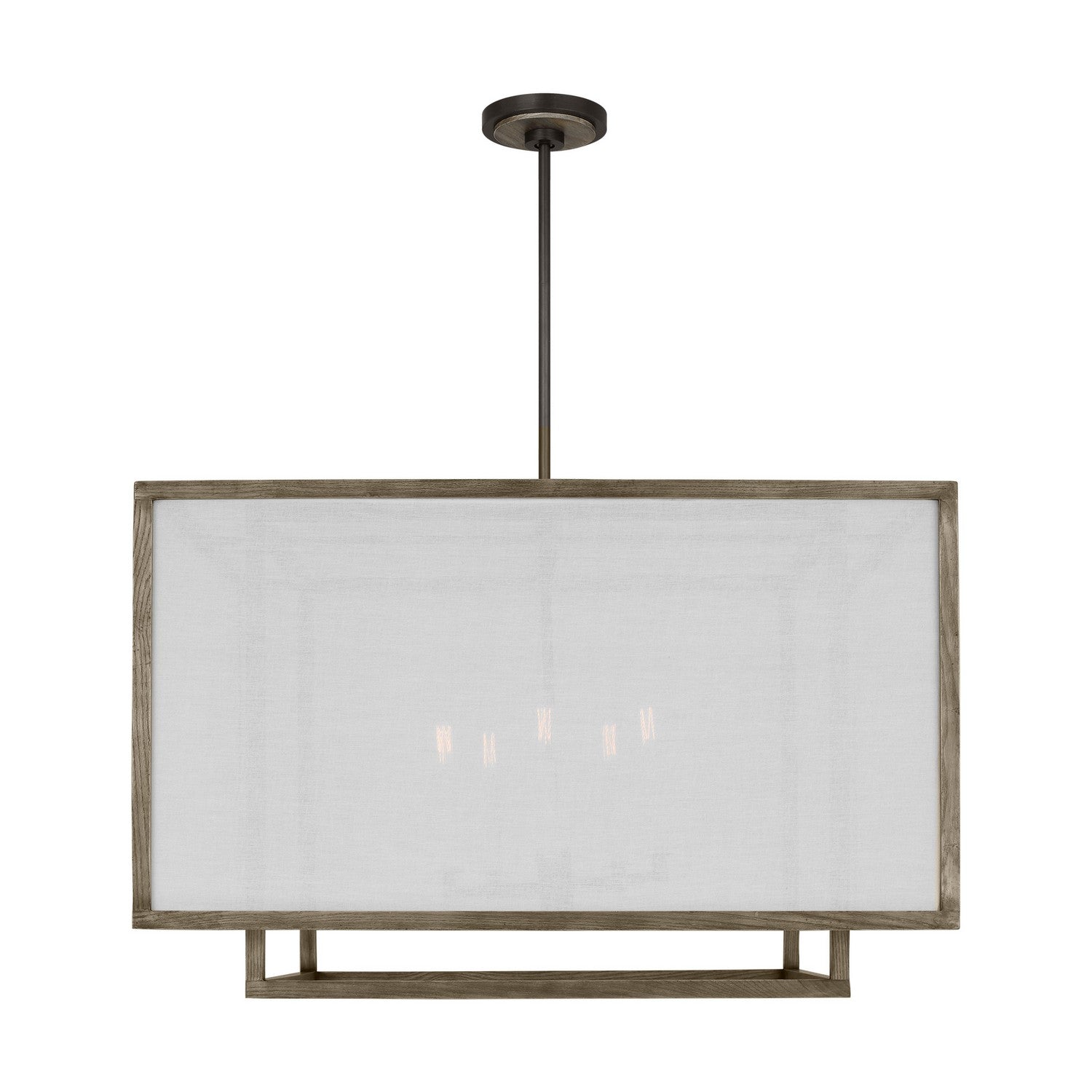 Visual Comfort Studio Canada - TFC1075WDO - Five Light Chandelier - Brockway - Weathered Oak Wood