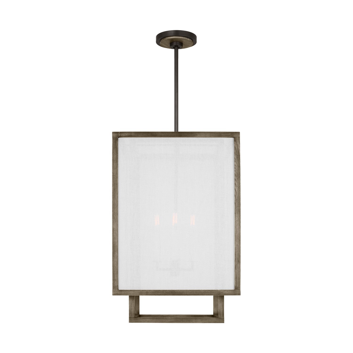 Visual Comfort Studio Canada - TFC1094WDO - Four Light Chandelier - Brockway - Weathered Oak Wood