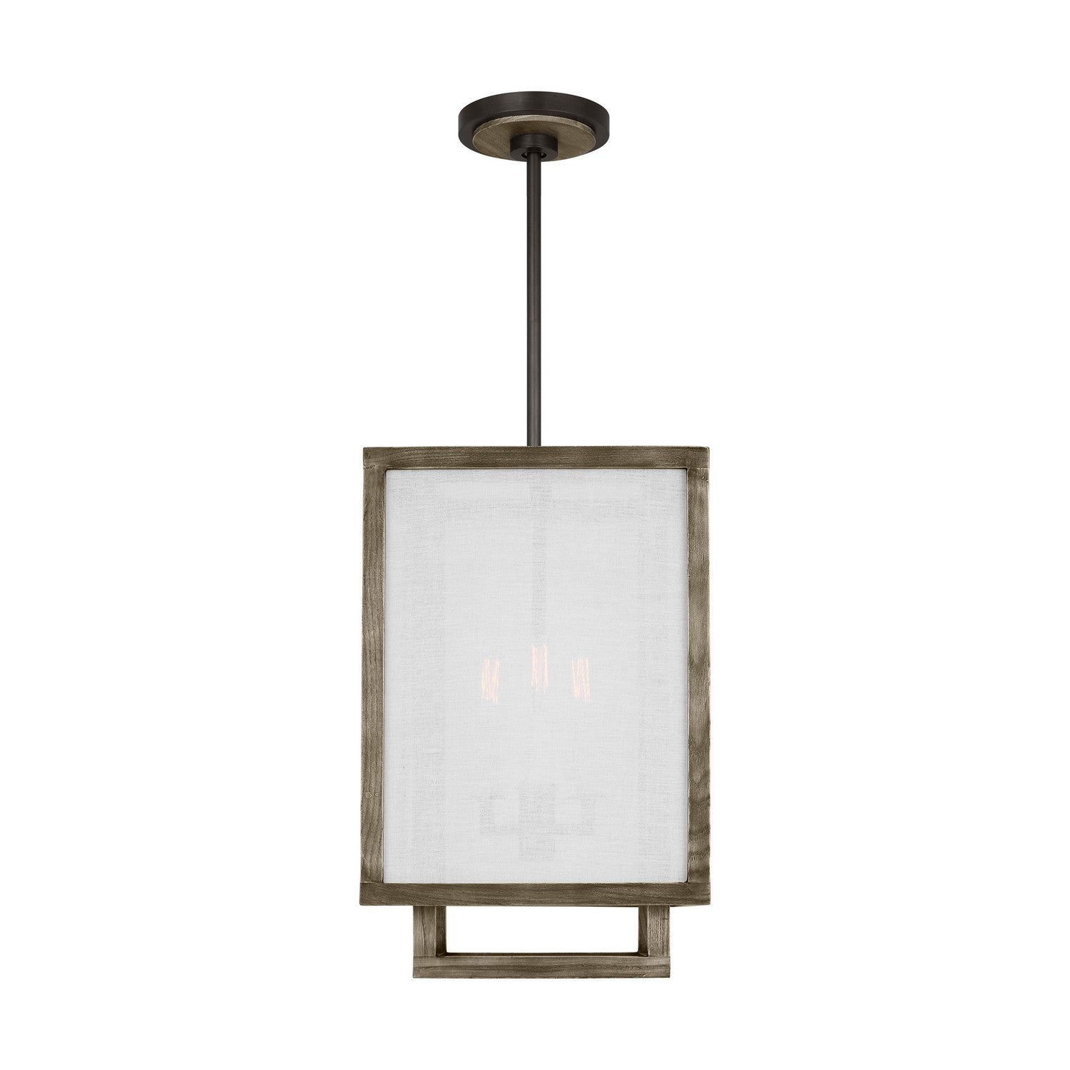 Visual Comfort Studio Canada - TFC1103WDO - Three Light Chandelier - Brockway - Weathered Oak Wood