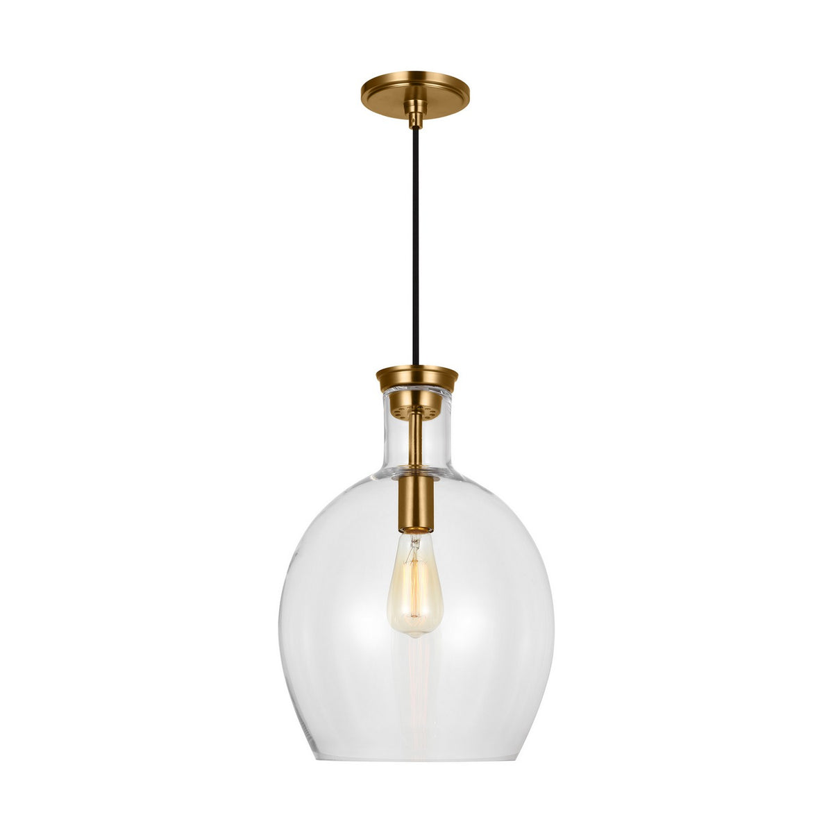 Visual Comfort Studio Canada - TP1151BBS - One Light Pendant - Vaso - Burnished Brass