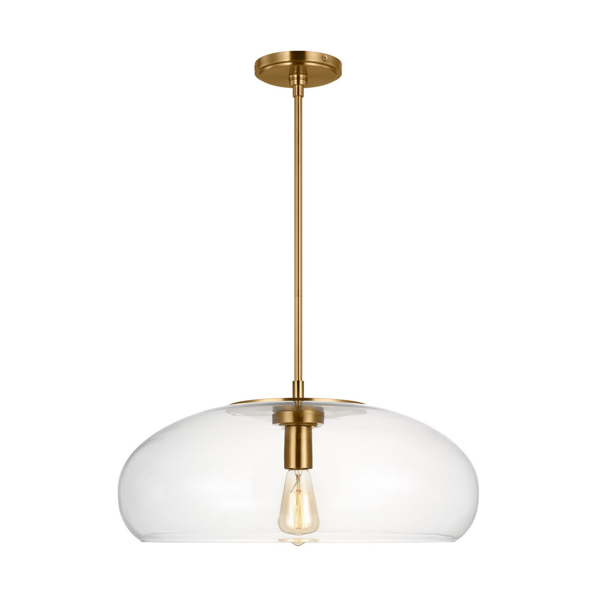 Visual Comfort Studio Canada - TP1161BBS - One Light Pendant - Largo - Burnished Brass