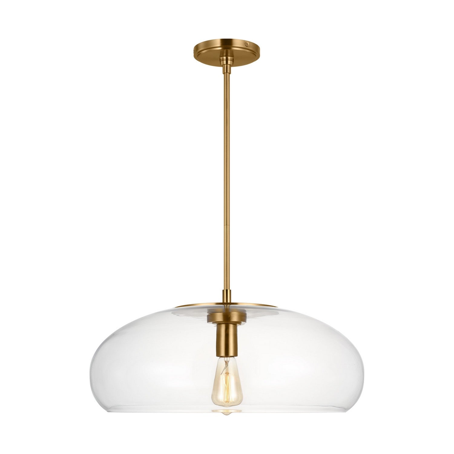 Visual Comfort Studio Canada - TP1161BBS - One Light Pendant - Largo - Burnished Brass