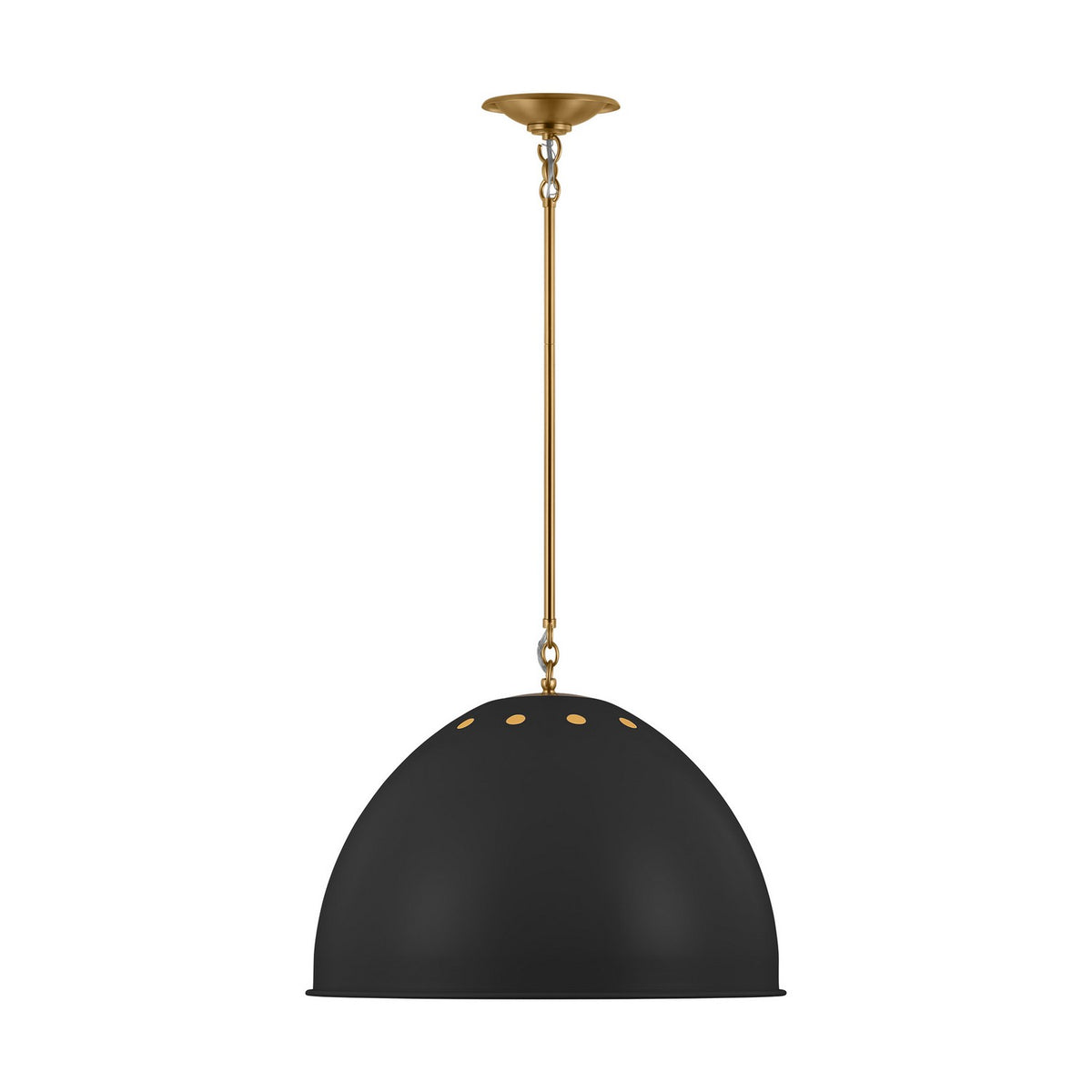 Visual Comfort Studio Canada - TP1171MBKBBS - One Light Pendant - Robbie - Midnight Black