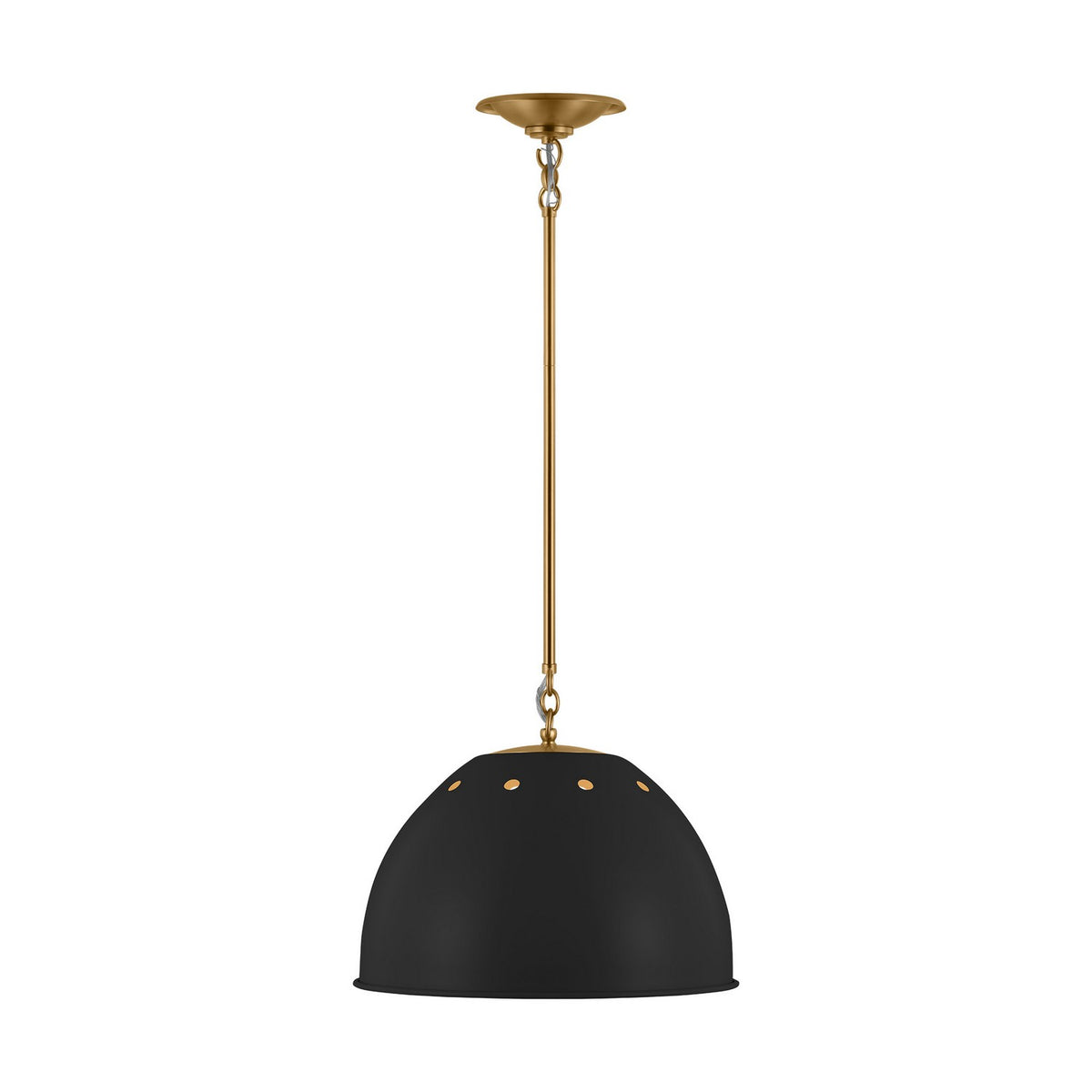 Visual Comfort Studio Canada - TP1181MBKBBS - One Light Pendant - Robbie - Midnight Black