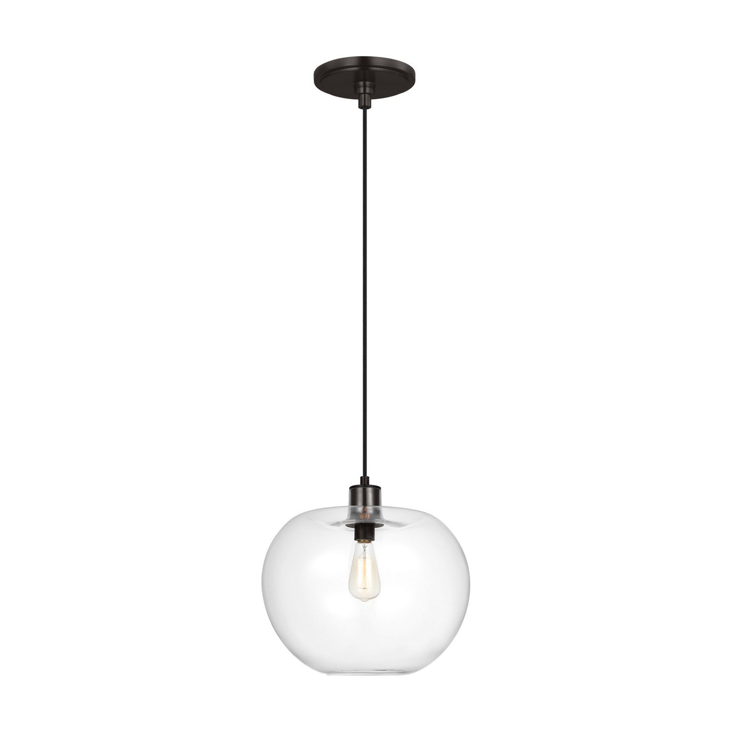 Visual Comfort Studio Canada - TP1201AI - One Light Pendant - Mela - Aged Iron