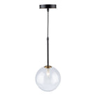 Artcraft Canada - AC11761VB - One Light Pendant - Aurelia - Matte Black & Brass