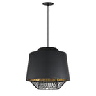 ET2 - E11394-BKGLD - LED Pendant - Phoenix - Black / Gold