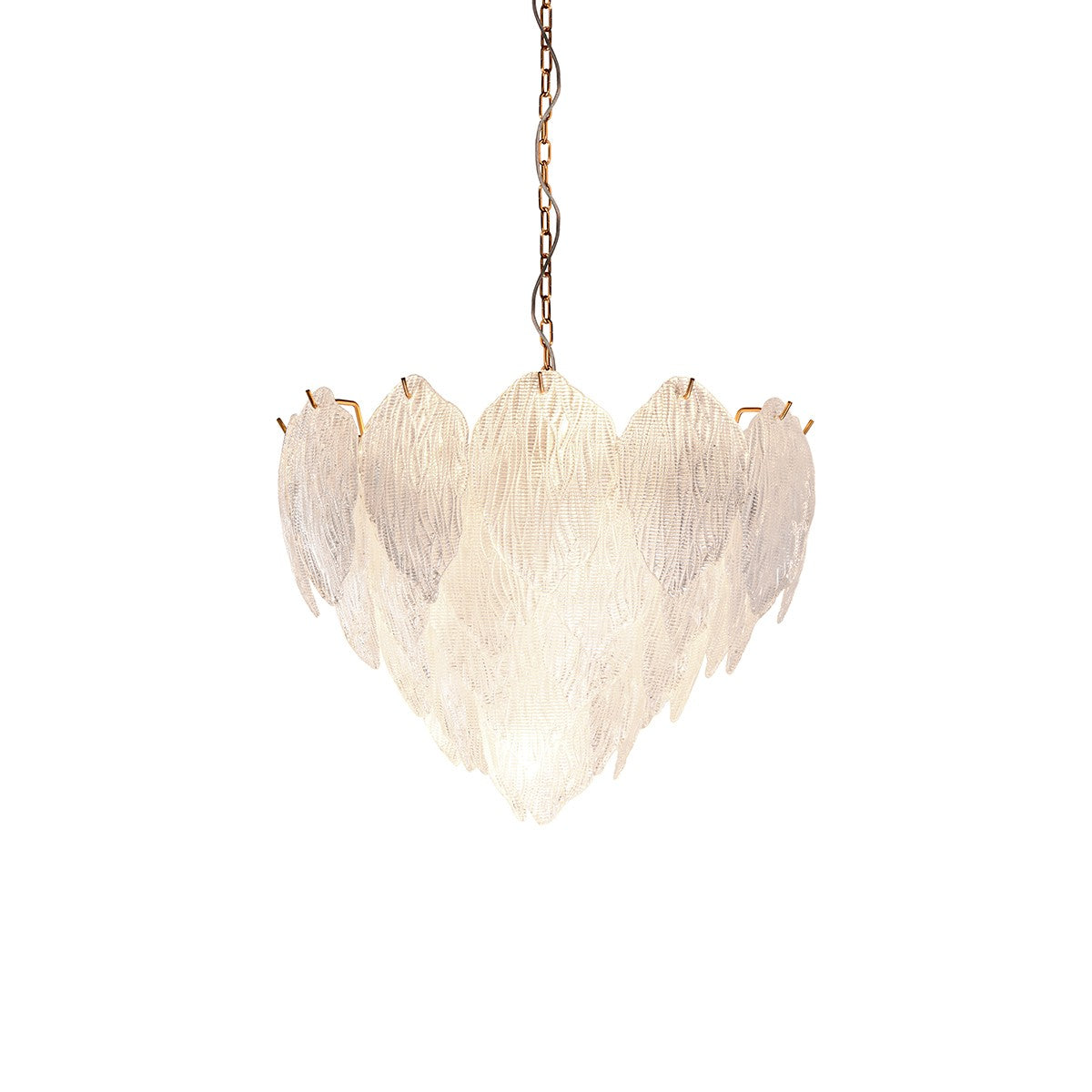 Lucas + McKearn - CH9081-50 - Seven Light Chandelier - Acanthus - Aged Brass