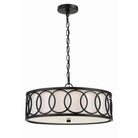 Crystorama - 287-MK - Six Light Chandelier - Graham - Matte Black