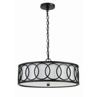 Crystorama - 287-MK - Six Light Chandelier - Graham - Matte Black