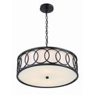 Crystorama - 287-MK - Six Light Chandelier - Graham - Matte Black