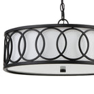 Crystorama - 287-MK - Six Light Chandelier - Graham - Matte Black
