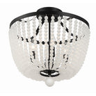 Crystorama - 604-MK-FR_CEILING - Four Light Semi Flush Mount - Rylee - Matte Black