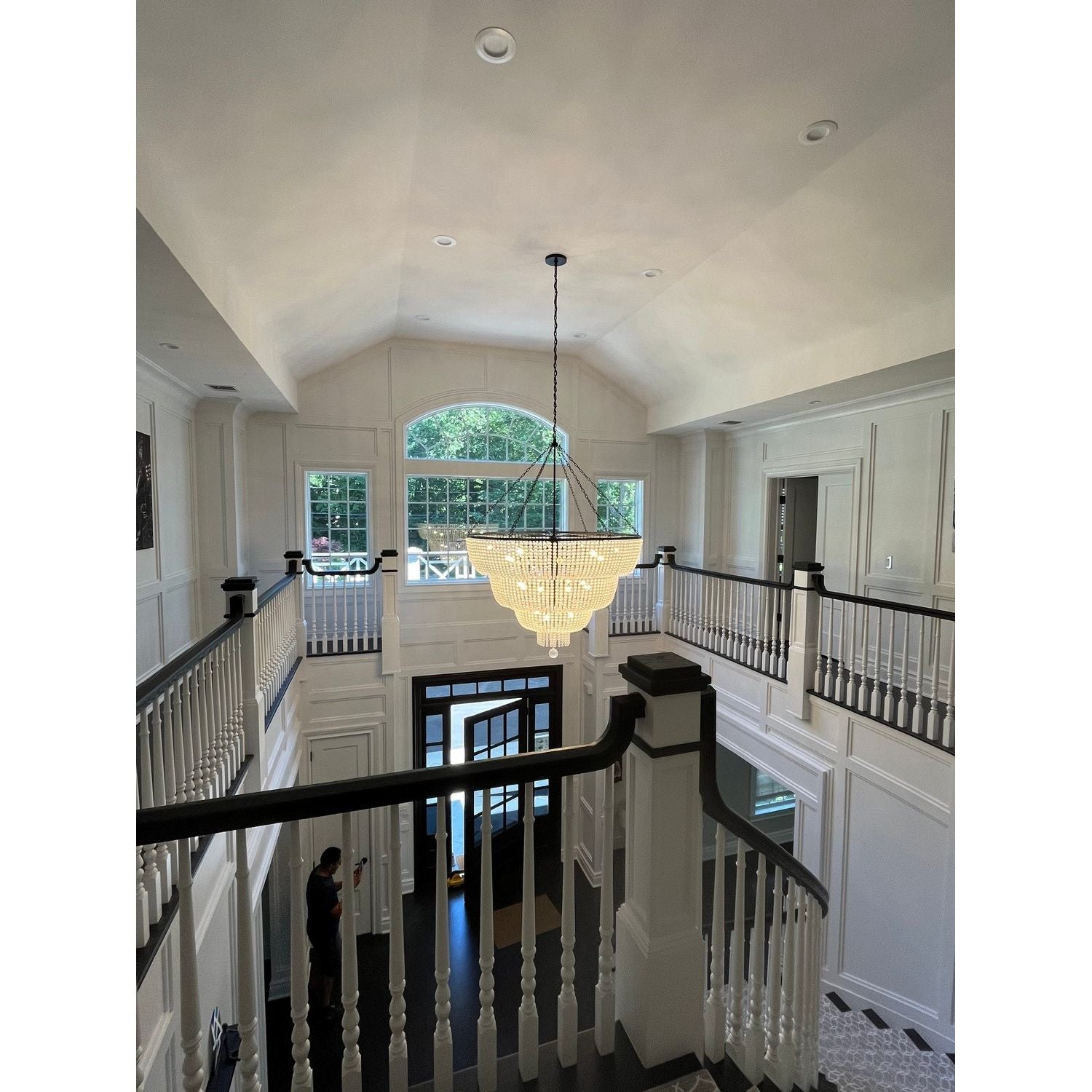Crystorama - 618-MK - 24 Light Chandelier - Rylee - Matte Black